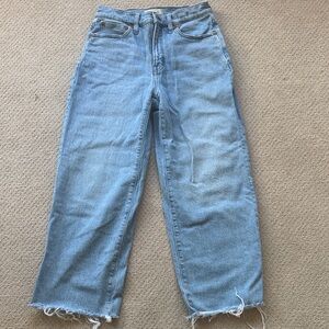 Madewell Perfect Vintage Wide-Leg Crop Jeans